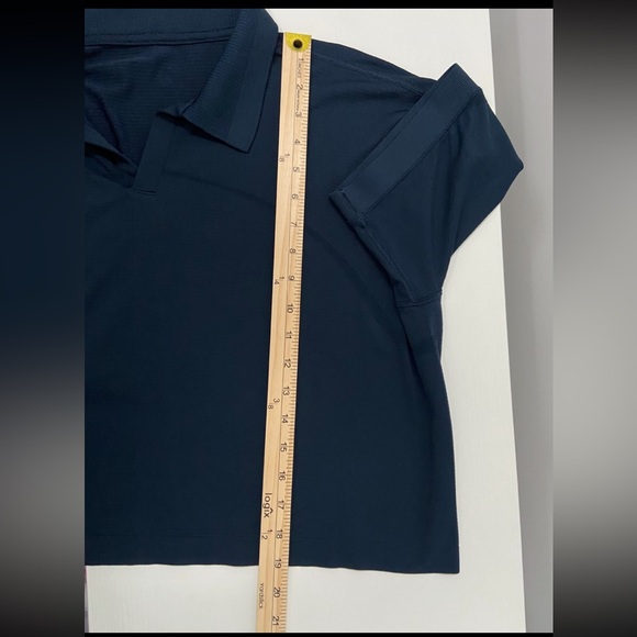 Lululemon Swiftly Tech Relaxed- Fit Polo Shirt Navy/Dark Blue Women’s Size 14 - Picture 11 of 15